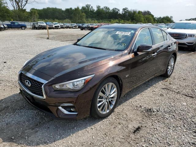 JN1EV7AR3LM252404 - 2020 INFINITI Q50 PURE BROWN photo 2