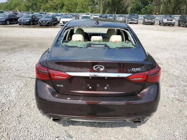 JN1EV7AR3LM252404 - 2020 INFINITI Q50 PURE BROWN photo 9