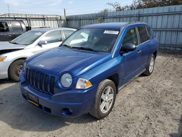 1J4FT47BX9D140279 - 2009 JEEP COMPASS SP BLUE photo 2