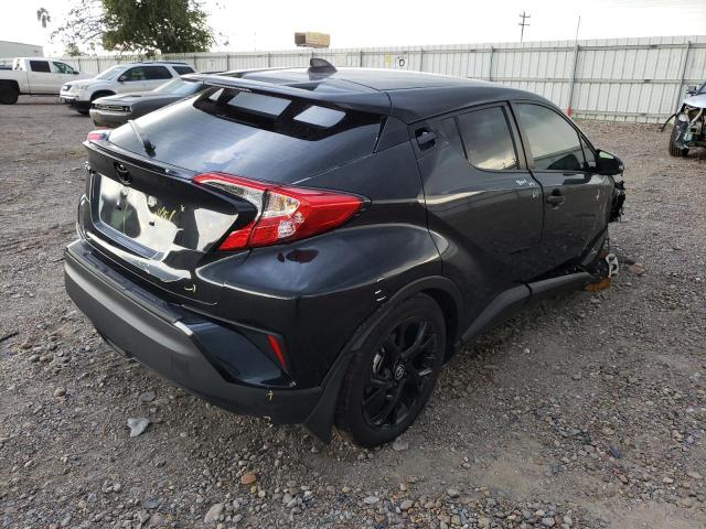 JTNKHMBX8M1125889 - 2021 TOYOTA C-HR XLE BLACK photo 4