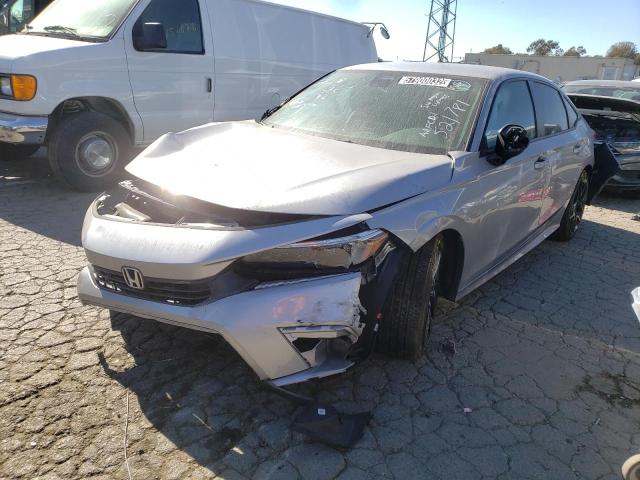 2HGFE2F57NH521781 - 2022 HONDA CIVIC SPOR SILVER photo 2