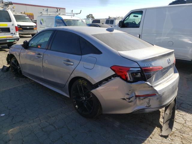 2HGFE2F57NH521781 - 2022 HONDA CIVIC SPOR SILVER photo 3