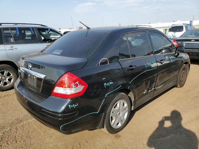 3N1BC1AP2BL392604 - 2011 NISSAN VERSA S BLACK photo 4