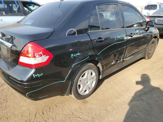 3N1BC1AP2BL392604 - 2011 NISSAN VERSA S BLACK photo 9