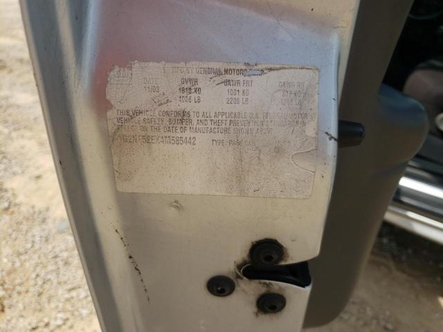 1G2NF52EX4M585442 - 2004 PONTIAC GRAND AM S SILVER photo 10