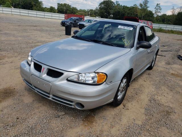 1G2NF52EX4M585442 - 2004 PONTIAC GRAND AM S SILVER photo 2