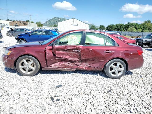 5NPEU46F57H205274 - 2007 HYUNDAI SONATA SE MAROON photo 10