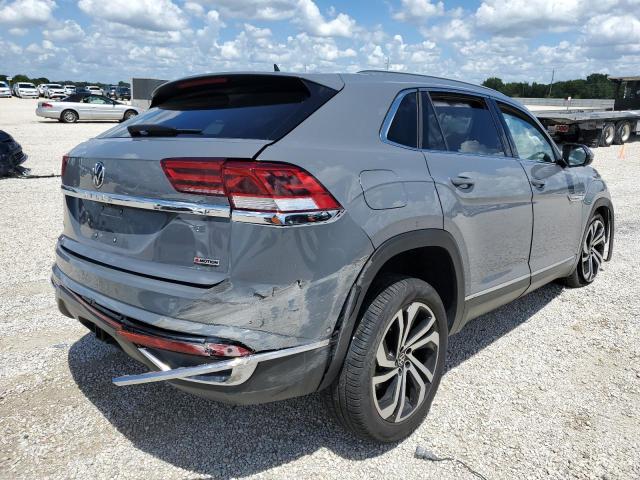 1V2TE2CA2MC203540 - 2021 VOLKSWAGEN ATLAS CROS Серый фото 4