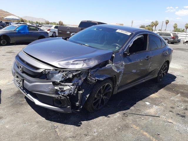 2HGFC2F86LH512096 - 2020 HONDA CIVIC SPOR GRAY photo 2