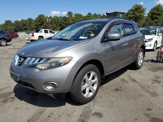 JN8AZ18W79W155653 - 2009 NISSAN MURANO GRAY photo 2