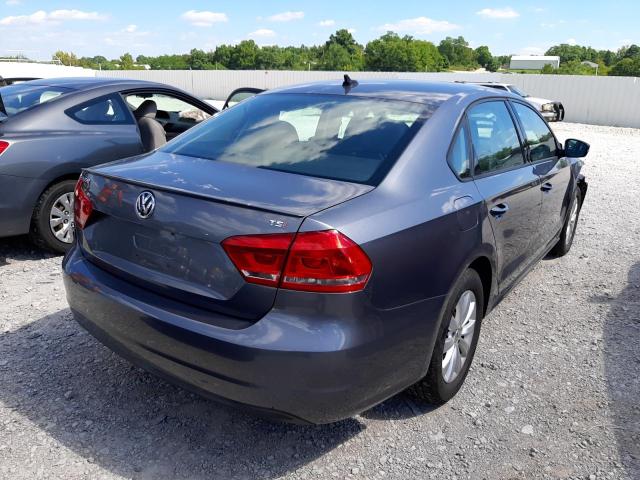 1VWAT7A33FC004657 - 2015 VOLKSWAGEN PASSAT S GRAY photo 4