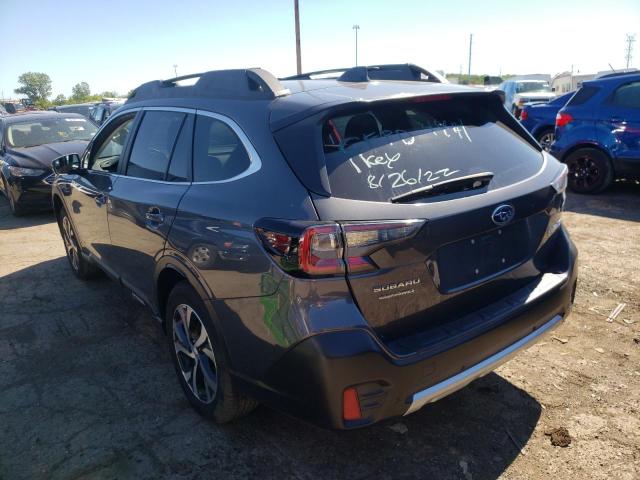 4S4BTANC2L3234941 - 2020 SUBARU OUTBACK LI GRAY photo 3