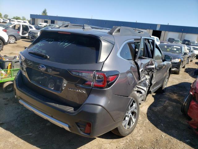 4S4BTANC2L3234941 - 2020 SUBARU OUTBACK LI GRAY photo 4