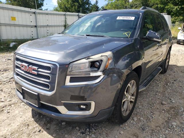 1GKKVRKD7EJ100780 - 2014 GMC ACADIA SLT GRAY photo 2