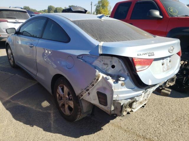 KMHDH6AE9DU004212 - 2013 HYUNDAI ELANTRA CO BLUE photo 3