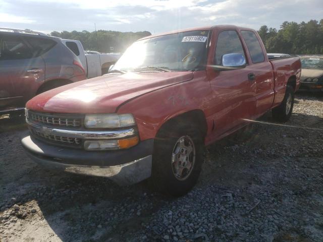 2GCEC19T321194935 - 2002 CHEVROLET SILVERADO RED photo 2