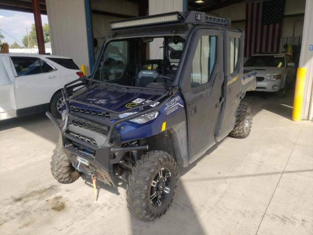 4XARSE998M8452051 - 2021 POLARIS RANGER CRE BLUE photo 2