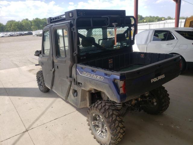 4XARSE998M8452051 - 2021 POLARIS RANGER CRE BLUE photo 3