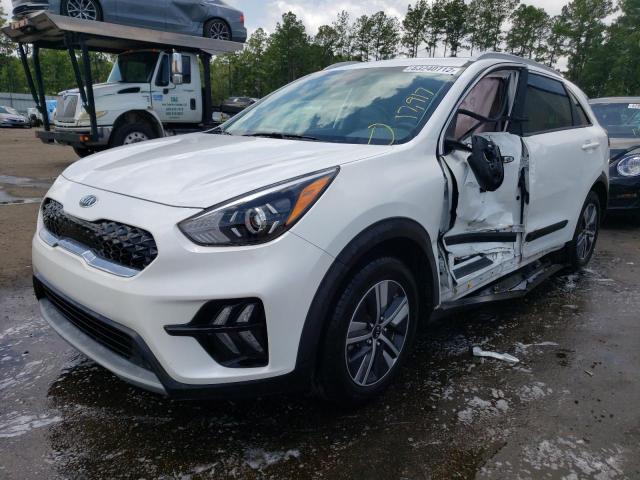 KNDCB3LC2L5382988 - 2020 KIA NIRO LX WHITE photo 2