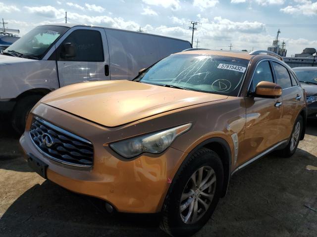 JNRAS18W69M150939 - 2009 INFINITI FX35 ORANGE photo 2