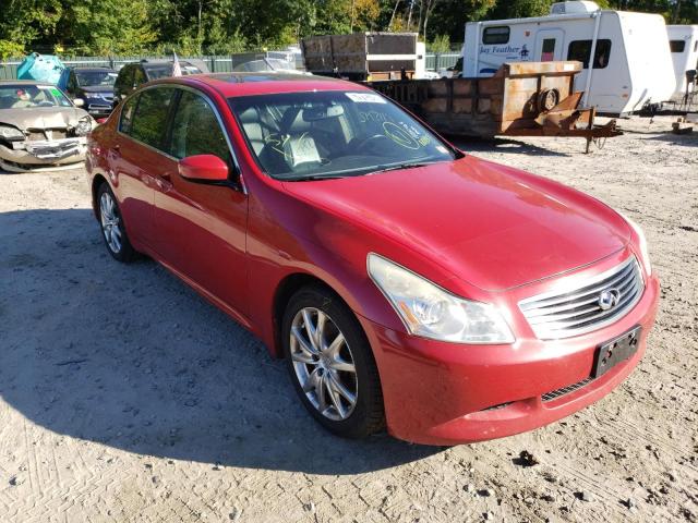 JNKCV61F99M354463 - 2009 INFINITI G37 RED photo 1