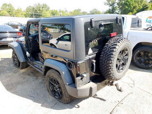 1C4AJWAG7EL326688 - 2014 JEEP WRANGLER S BLACK photo 3