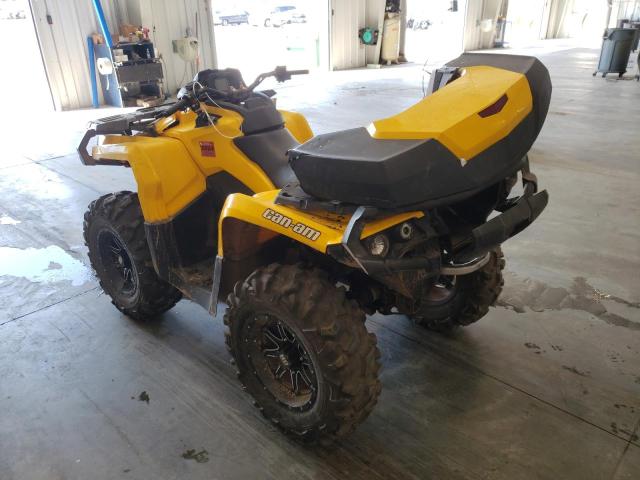 3JBLKCP15CJ000993 - 2012 CAN-AM OUTLANDER YELLOW photo 3