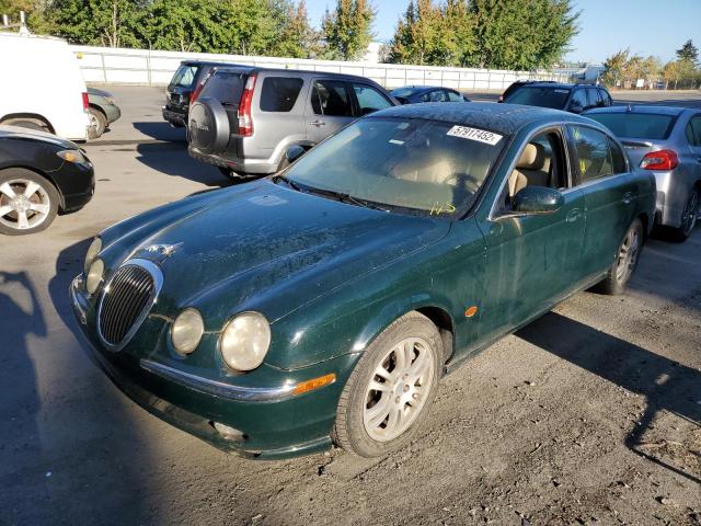 SAJEA01U83HM61166 - 2003 JAGUAR S-TYPE GREEN photo 2