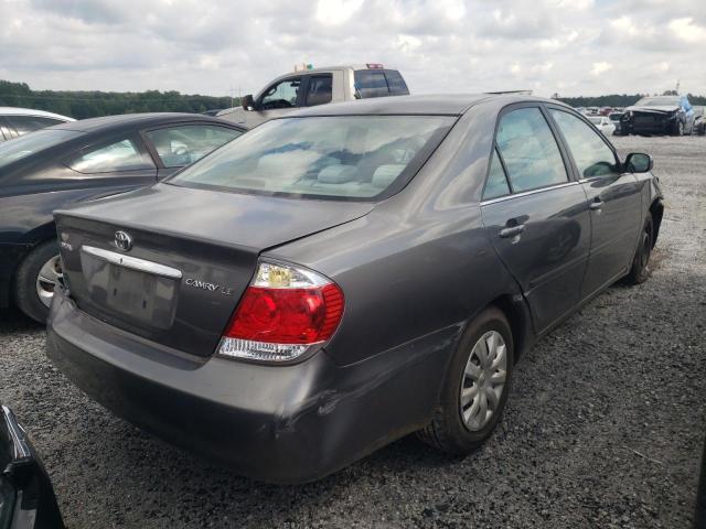 4T1BE32K55U975535 - 2005 TOYOTA CAMRY LE GRAY photo 4