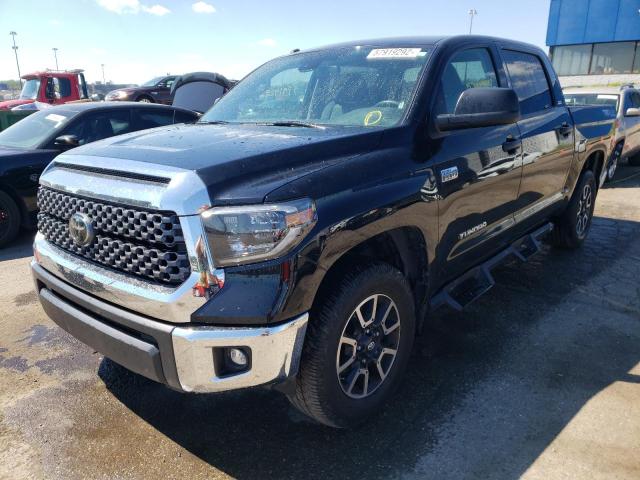 5TFDY5F12KX836751 - 2019 TOYOTA TUNDRA CRE BLACK photo 2