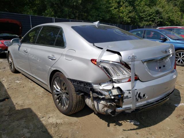 KMHG54JH3HU033604 - 2017 GENESIS G90 ULTIMA SILVER photo 3