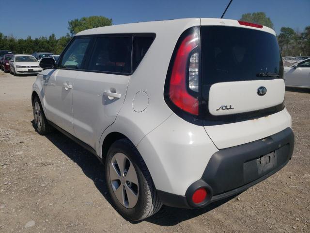 KNDJN2A27F7209088 - 2015 KIA SOUL WHITE photo 3