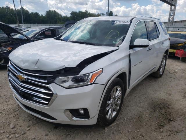 1GNEVKKW8JJ211082 - 2018 CHEVROLET TRAVERSE H WHITE photo 2