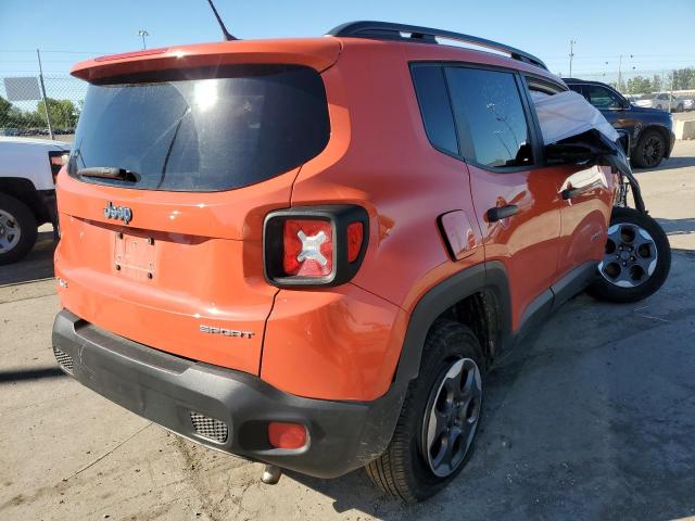 ZACCJBAB6HPG26230 - 2017 JEEP RENEGADE S ORANGE photo 4