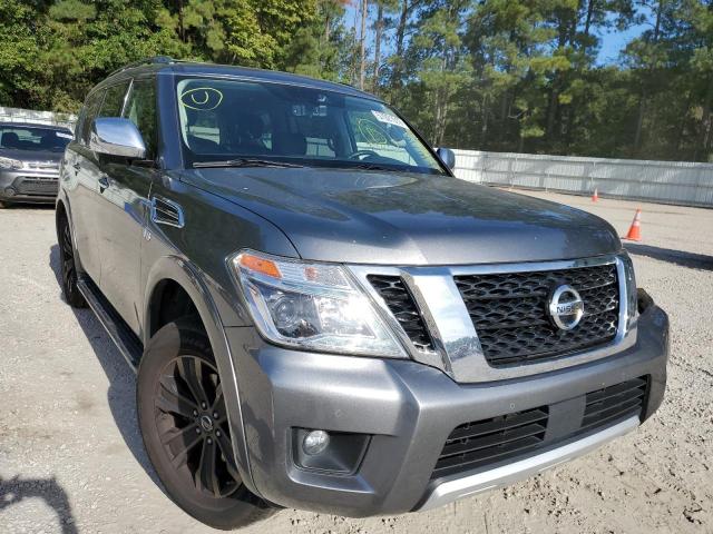 JN8AY2NF0J9332642 - 2018 NISSAN ARMADA PLA GRAY photo 1