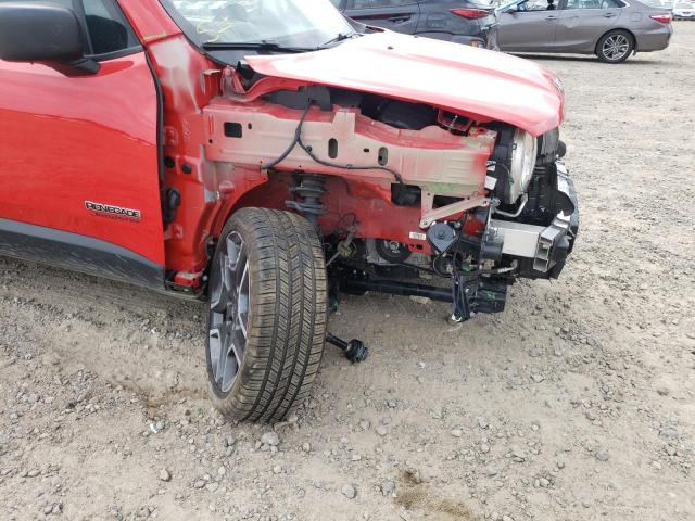 ZACNJCAB6MPM46252 - 2021 JEEP RENEGADE S Qırmızı foto 9