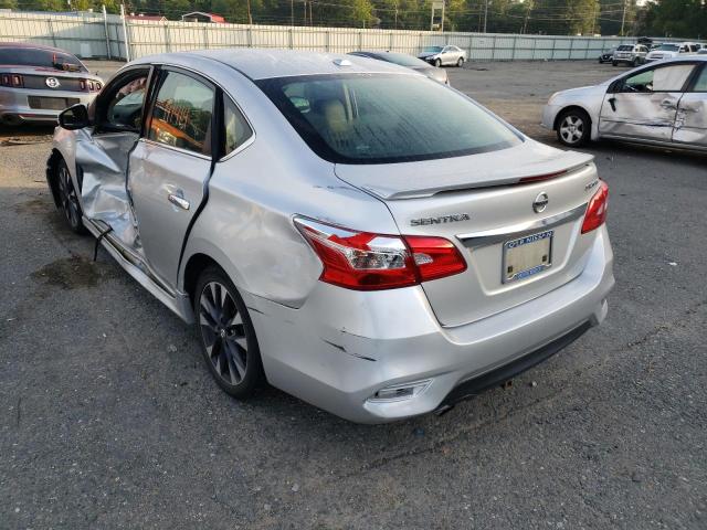 3N1CB7AP3HY216537 - 2017 NISSAN SENTRA SR SILVER photo 3