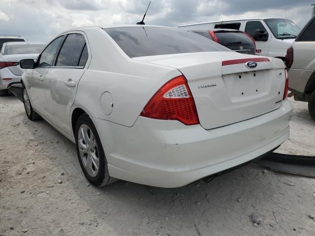 3FAHP0HG2CR321354 - 2012 FORD FUSION SE WHITE photo 3