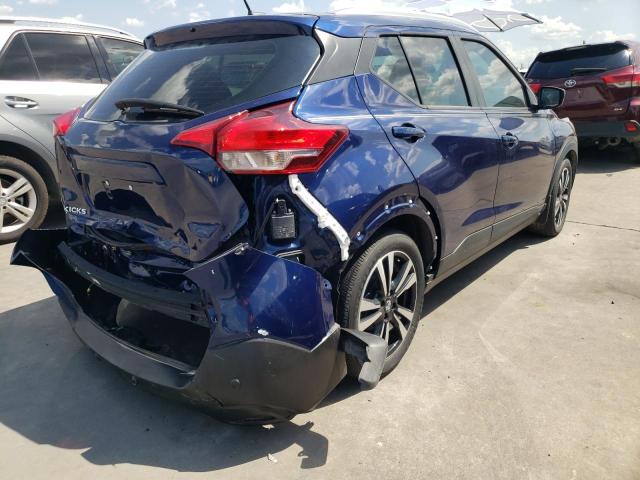 3N1CP5CV3LL536271 - 2020 NISSAN KICKS SV BLUE photo 4