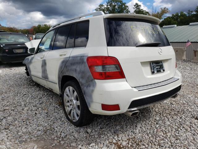 WDCGG8HB9AF486735 - 2010 MERCEDES-BENZ GLK 350 4M WHITE photo 3