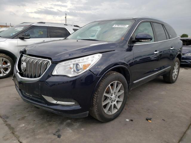 5GAKRBKD3HJ286279 - 2017 BUICK ENCLAVE BLUE photo 2