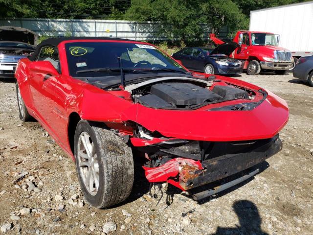 2G1FD3D36F9267834 - 2015 CHEVROLET CAMARO LT RED photo 1