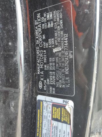 KNDJN2A24E7744412 - 2014 KIA SOUL  photo 10