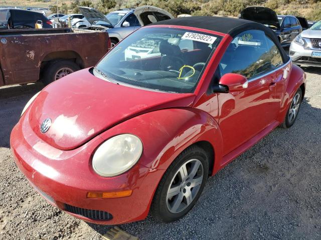 3VWRF31Y96M300957 - 2006 VOLKSWAGEN NEW BEETLE 红色 照片 2