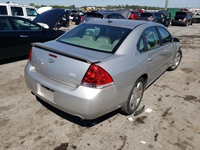 2G1WD58C181319202 - 2008 CHEVROLET IMPALA SUP ვერცხლისფერი ფოტო 4