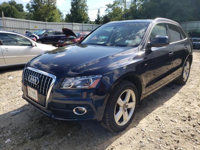 WA1DKAFP1BA040696 - 2011 AUDI Q5 BLUE photo 2