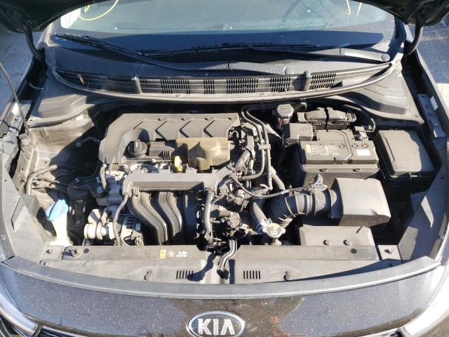 3KPA24AD9LE320209 - 2020 KIA RIO LX BLACK photo 7