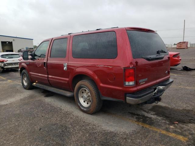 1FMNU40L1YED60626 - 2000 FORD EXCURSION RED photo 3