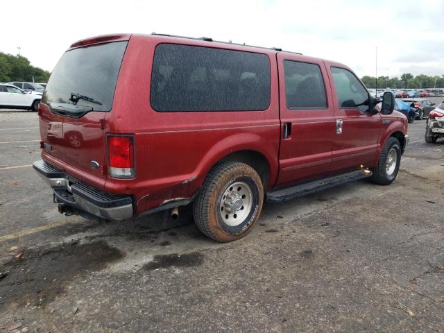 1FMNU40L1YED60626 - 2000 FORD EXCURSION RED photo 9