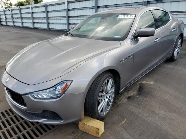 ZAM57XSA1F1134580 - 2015 MASERATI GHIBLI TAN photo 2